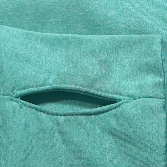 VICTORIA SECRET PINK Ultimate half zip pullover Size Medium Mint Activewear - Picture 8 of 15
